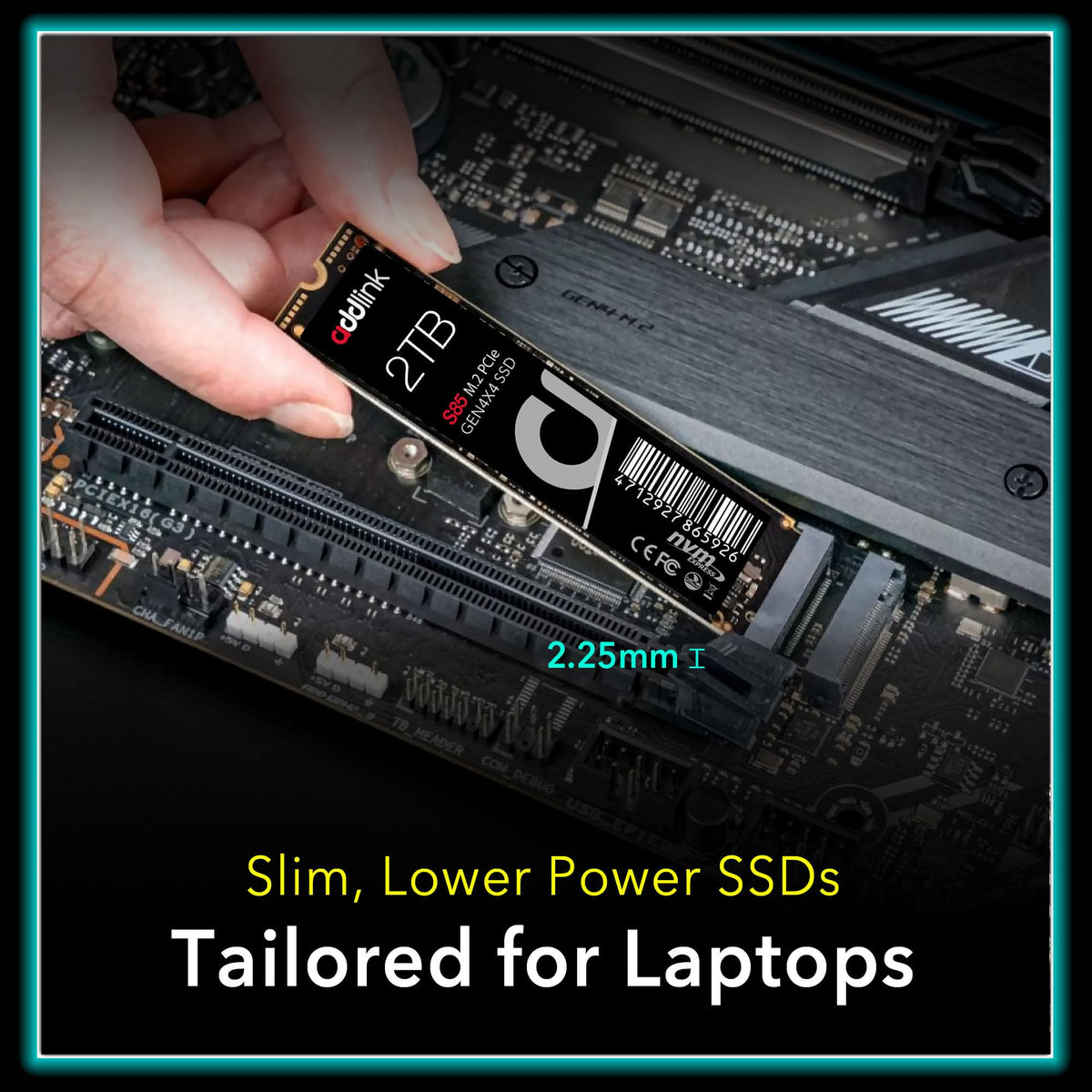 2TB M.2 PCIe NVMe Gen4 Internal SSD I6684