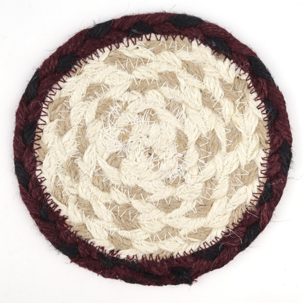 Braided Jute Woven Coaster Set of 2 Y437