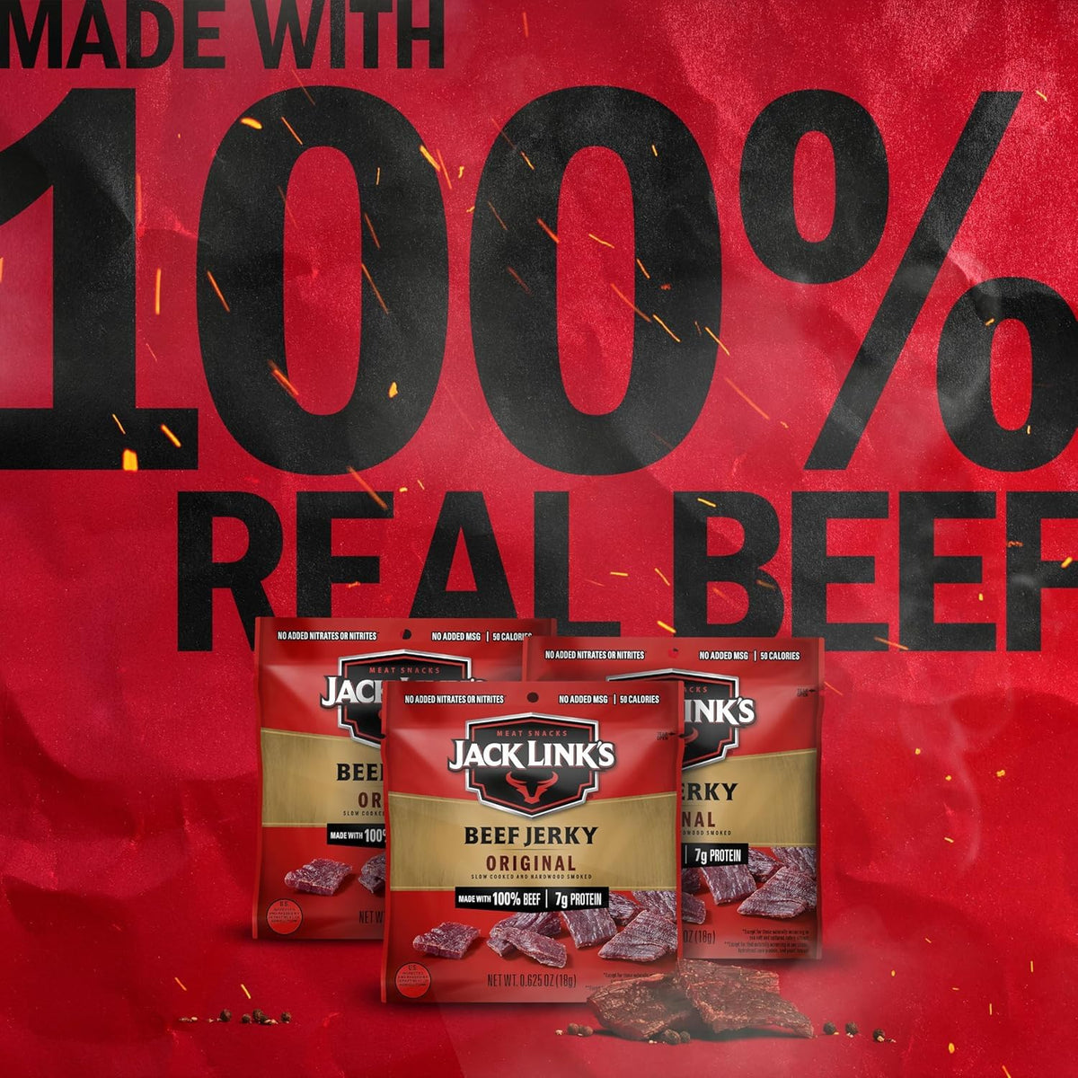 Original Beef Jerky Multipack 5 Pack 0.625 oz H93211