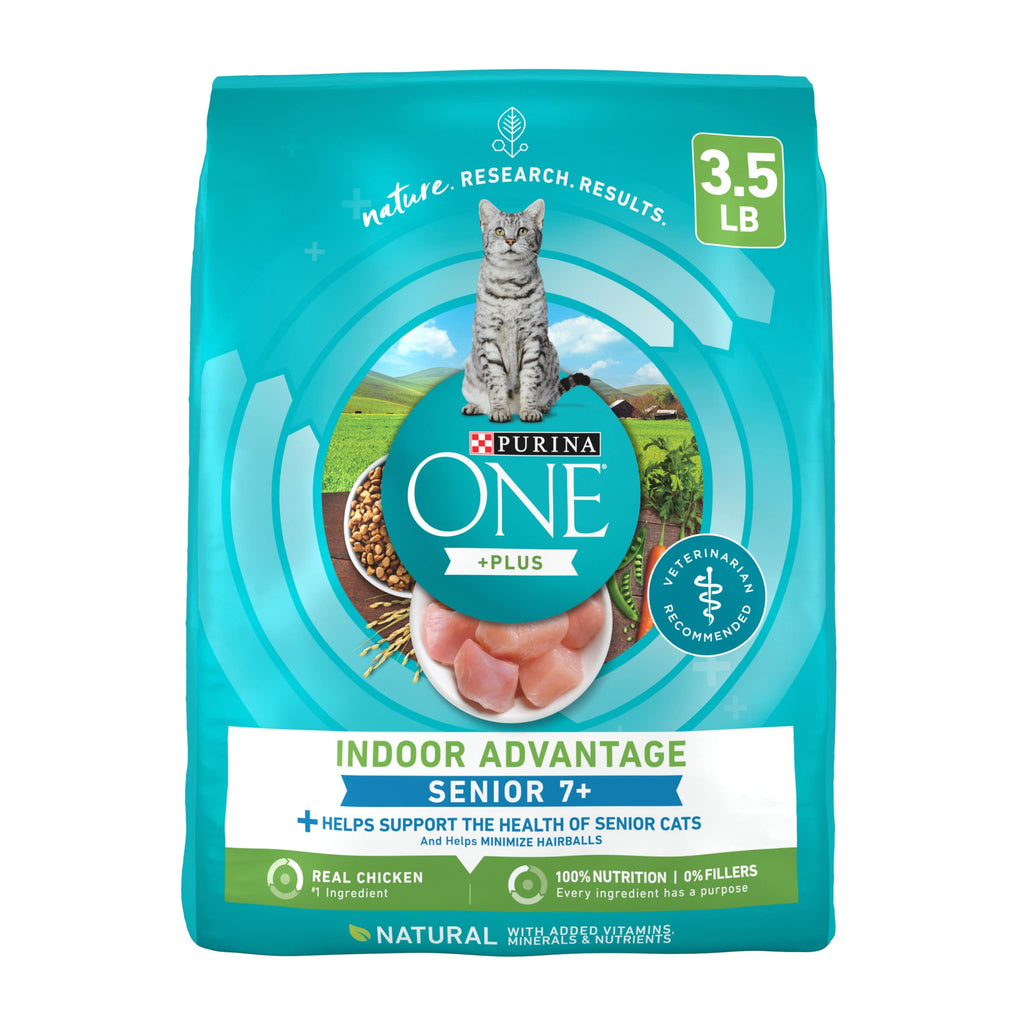Senior Dry Cat Food 3.5 lb Bag I924037