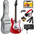 Cherry Red White Electric Guitar Kit with Headphone Amp B511763
