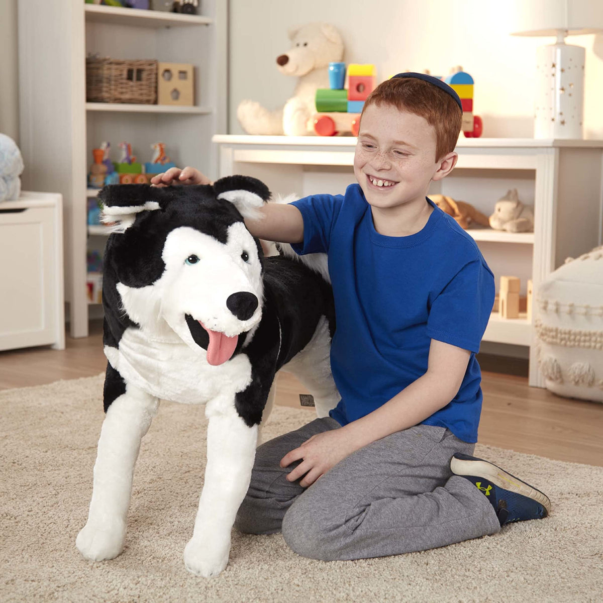 Lifelike Stuffed Animal Dog B557812