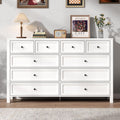White 10 Drawers Dresser W52344