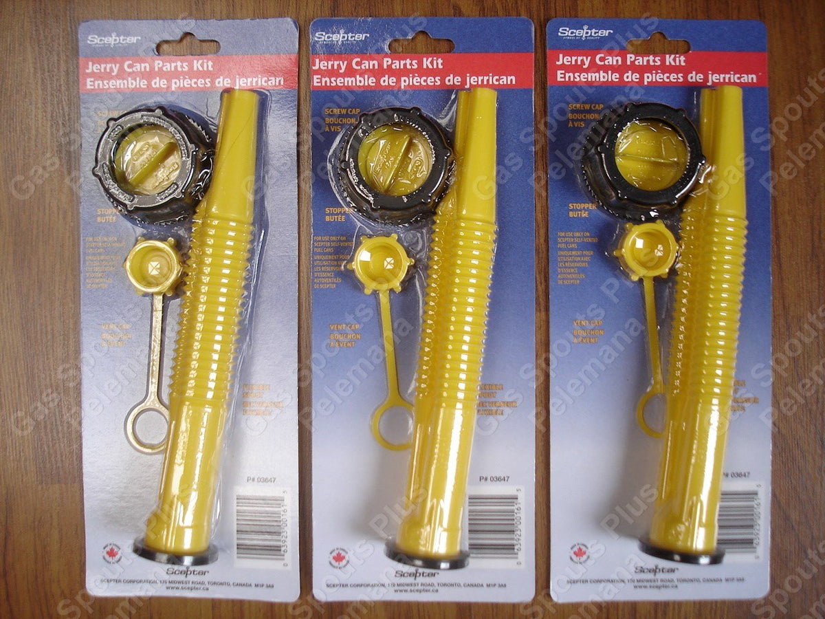 Gas Can Parts 4 Pcs Spout Kits X1556