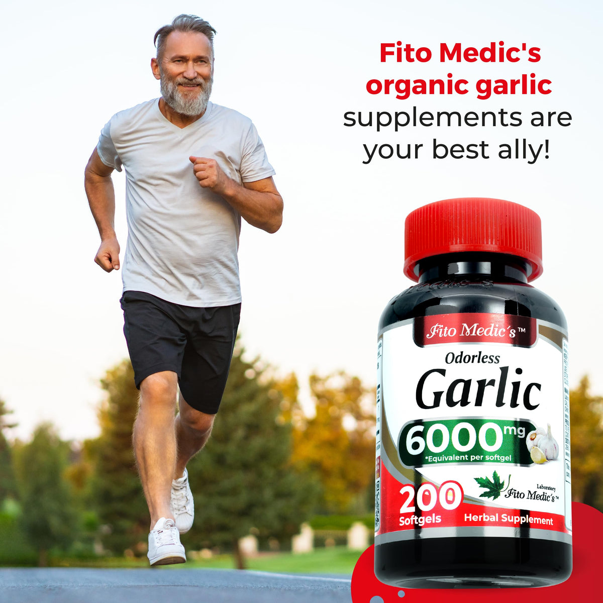Garlic Supplements 200 Softgels F814337