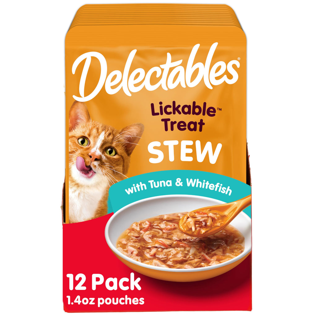 Wet Cat Treat with Real Tuna & Whitefish 1.4oz 12ct O267811