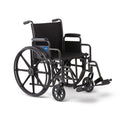 Folding Wheelchair with Swing-Back Desk-Length Arms and Swing-Away Footrests C79427