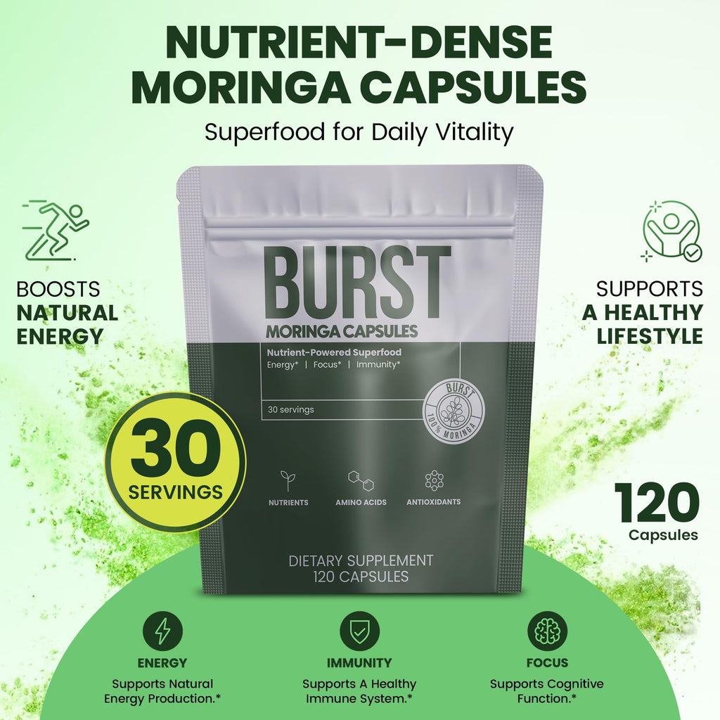 Organic Moringa Leaf Capsules 120 Ct T219870