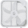 20" Box Fan, 3 Settings, Carry Handle, White Q92268
