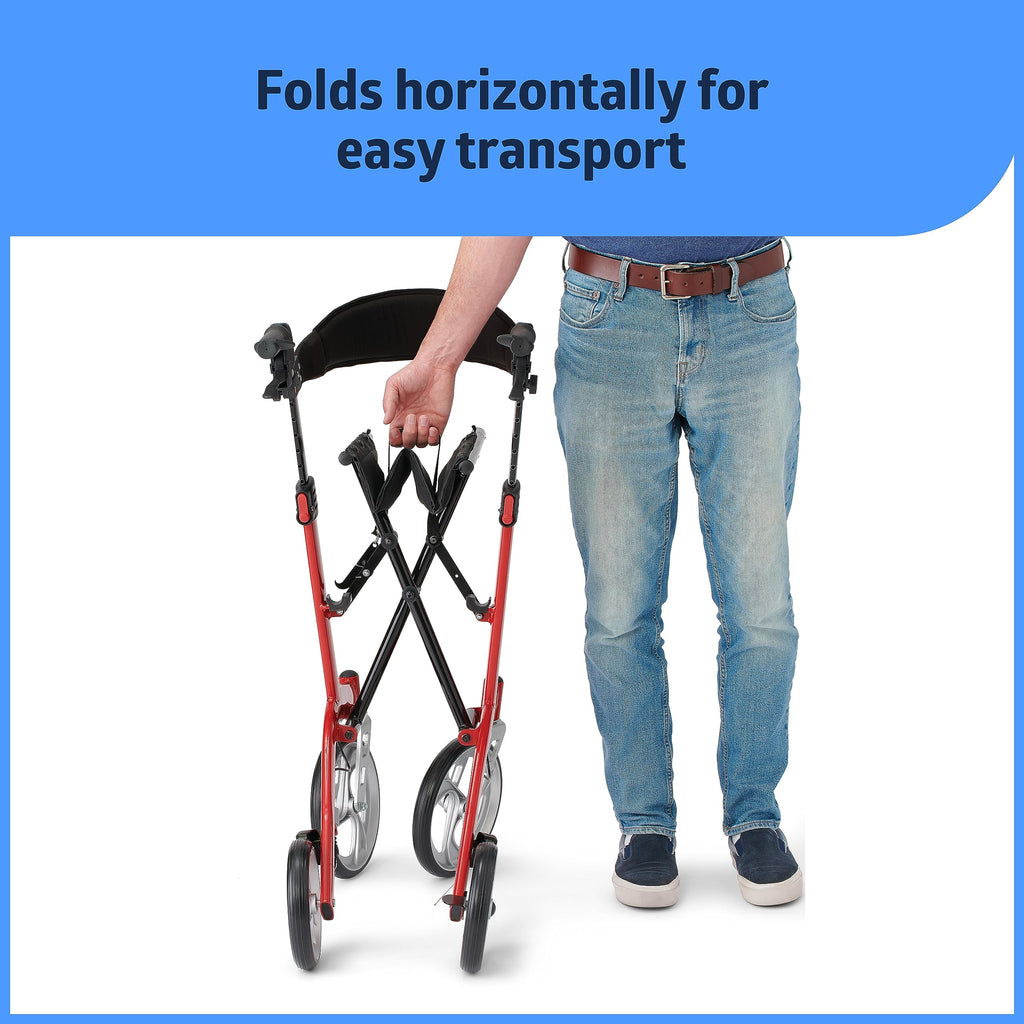 Lightweight Rollator with Backrest F63744