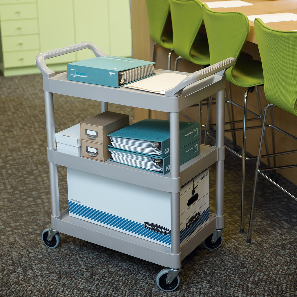 3-Shelf Rolling Utility Cart 200 lbs. Capacity N534632